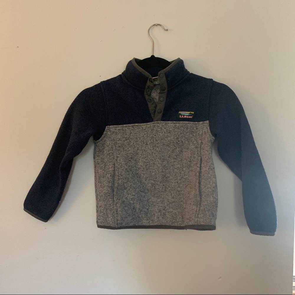 L.L. Bean Kids pullover fleece